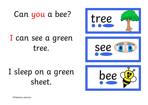 11 Sound books covering the sounds in RWI Set 2 . Decodable green words ...