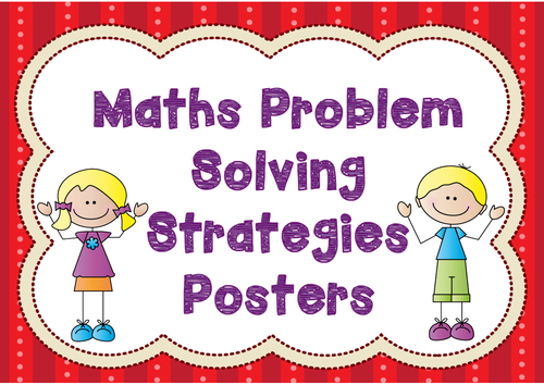 problem solving posters for math
