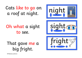 decodable book RWI set 2 sound Fly high 'igh' | Teaching Resources