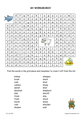 SH Blends worksheets and games | Teaching Resources