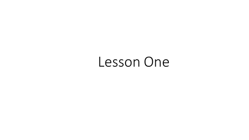 complete lesson - capital letters and full stops