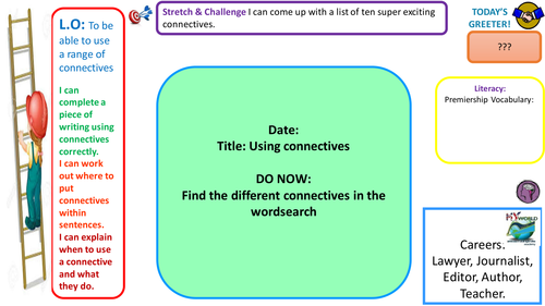 complete lesson - how to use connectives