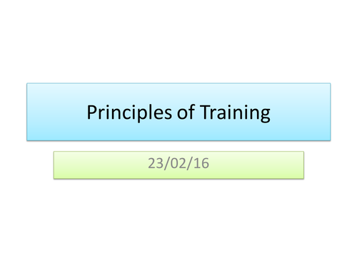 AQA GCSE PE Training