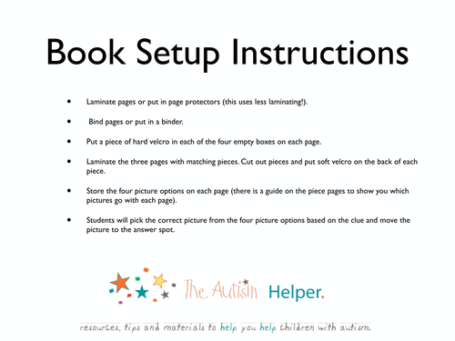 I Spy - Non-Examples {an adapted book for children with autism ...