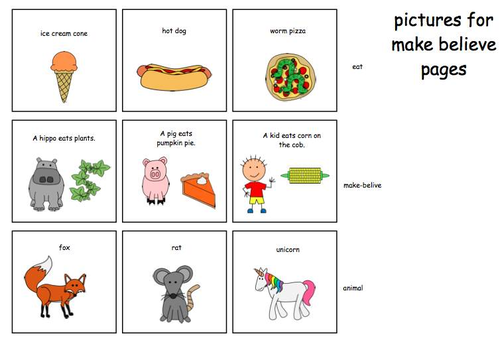 I Spy Real Make Believe An Adapted Book For Children With Autism Teaching Resources