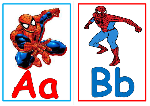 alphabet flashcards posters worksheets letters abc boys blue english