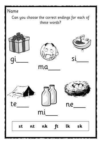 Phonics Letters And Sounds Phase 4 Cvcc Words Pack 1 Teaching Resources