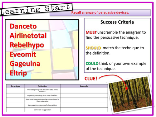 AQA  English Language GCSE: Paper 2, Section B Non-Fiction Writing Lesson