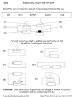 Electric circuits worksheets with answers pdf grade 4 picture