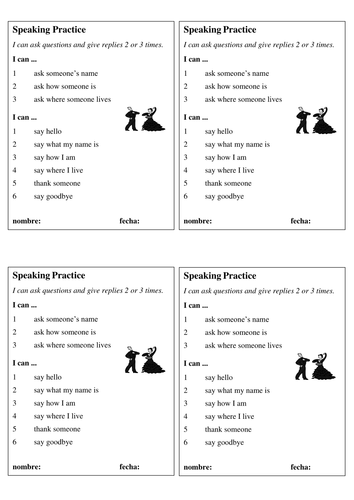 Introducing yourself - Hola, Mira express 1, Module 1, pp. 6-7