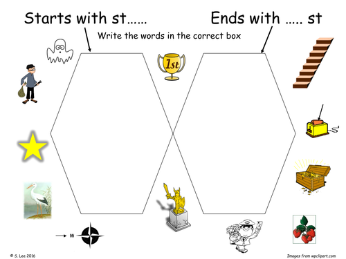 ST Blends worksheets