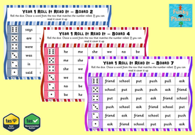 Year 1 CEWs Roll It Read It by FunkyPhonics - Teaching Resources - Tes