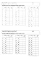 Prime Numbers Properties Maths Mastery Learning Reinforcement Revision ...