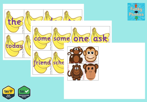 Year 1 Common Exception Words - Monkey Hide Monkey Read