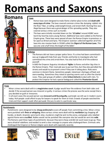 Crime and Punishment Revision Materials