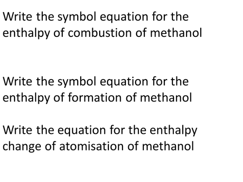 Enthalpy change of combustion - predicting using bond enthalpies and practical