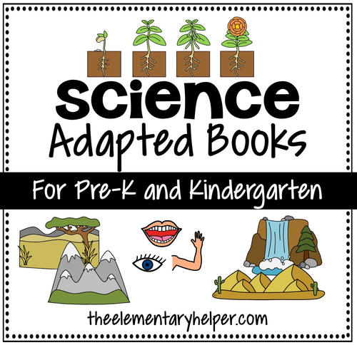 Science Adapted Book for Preschool and Kindergarten | Teaching Resources