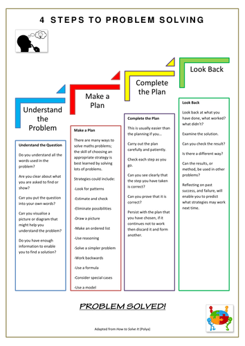 problem solving review answers