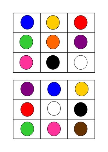 French Bingo Numbers 1-20 and colours | Teaching Resources