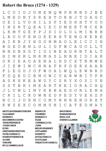 Scotland Word Search Pack | Teaching Resources