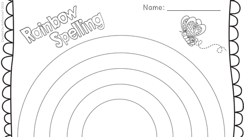 Independent spelling activity menu, worksheets and child-friendly ...