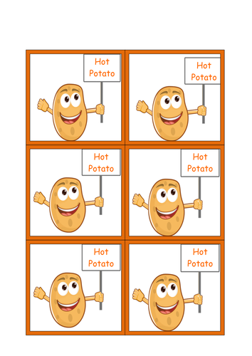 Hot Potato Game phonics Year 1 / Reception phonic sounds oi / oy IMPROVED with nonsense words