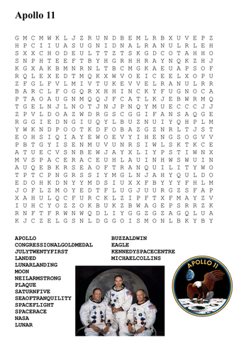 Space Exploration Word Search Pack | Teaching Resources