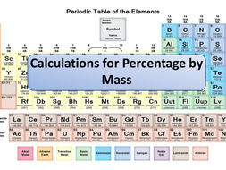 New AQA GCSE Chemistry Calculations for Percentage by Mass Lesson 