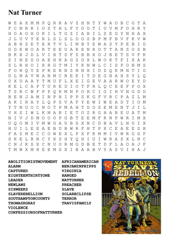 Slavery Word Search Pack | Teaching Resources