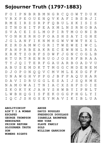 Slavery Word Search Pack | Teaching Resources