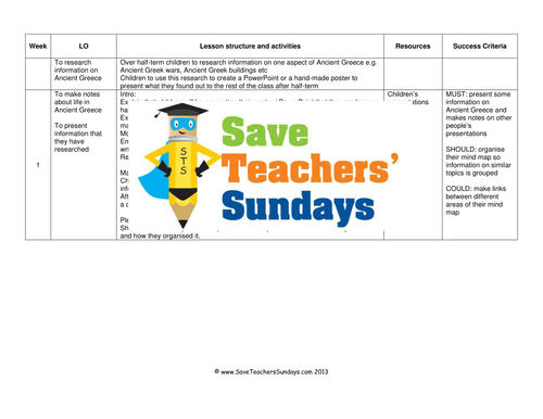 Ancient greece worksheets middle school image