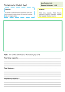 New OCR AS Biology Spirometer Lesson | Teaching Resources