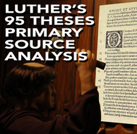 Luther’s 95 Theses Primary Source Worksheet (Renaissance Reformation