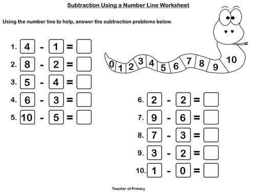 taking-away-using-a-number-line-powerpoint-presentation-and-worksheets-teaching-resources