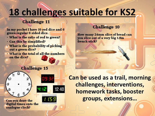 MATHS CHALLENGES KS2