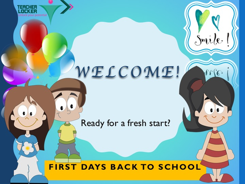 Back to school assembly : 1st day Assembly | Teaching Resources