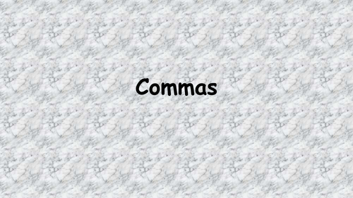 Commas