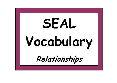 SEAL Vocabulary - Relationships