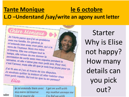 French coursework agony aunt 07 picture