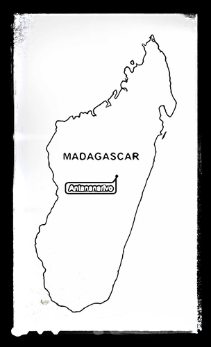 Map of Madagascar - Colouring Sheet