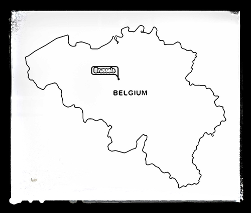Map of Belgium - Colouring Sheet