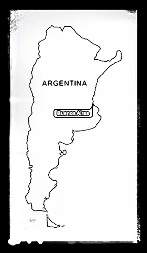 Map of Argentina - Colouring Sheet