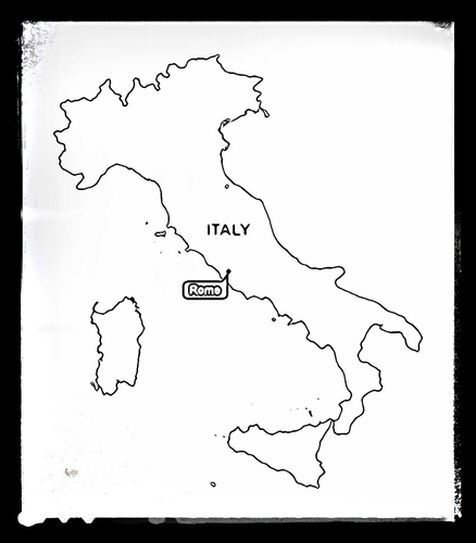 Map of Italy - Colouring Sheet