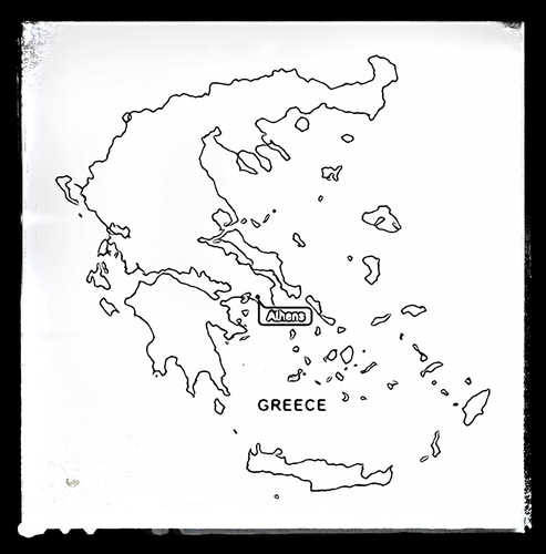 Map of Greece - Colouring Sheet