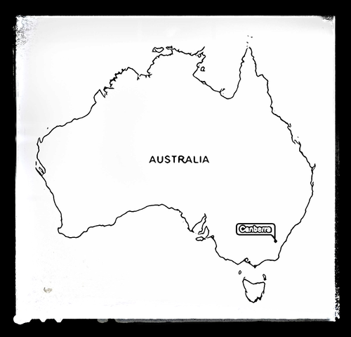 Map of Australia - Colouring Sheet