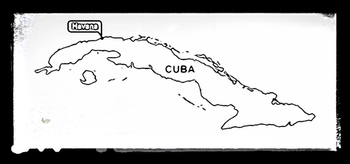 Map of Cuba - Colouring Sheet