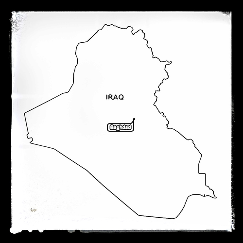 Map of Iraq - Colouring Sheet