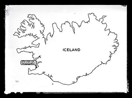 Map of Iceland - Colour Sheet