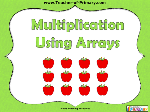 Multiplication Using Arrays | Teaching Resources