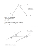 GCSE Angles - interior exterior and types of angles | Teaching Resources